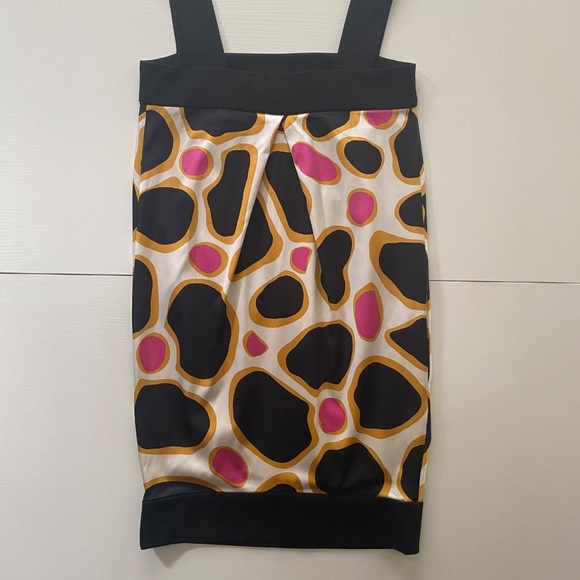DVF Payne Silk Blend Sleeveless Mini Dress Size 4 - Picture 5 of 15